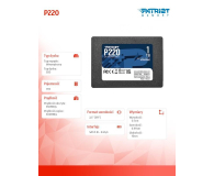 Patriot 1TB 2,5" SATA SSD P220 - 1111811 - zdjęcie 2
